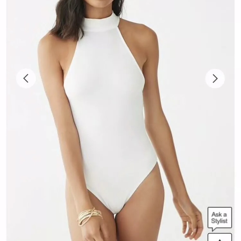 Forever 21 Mock Neck Bodysuit